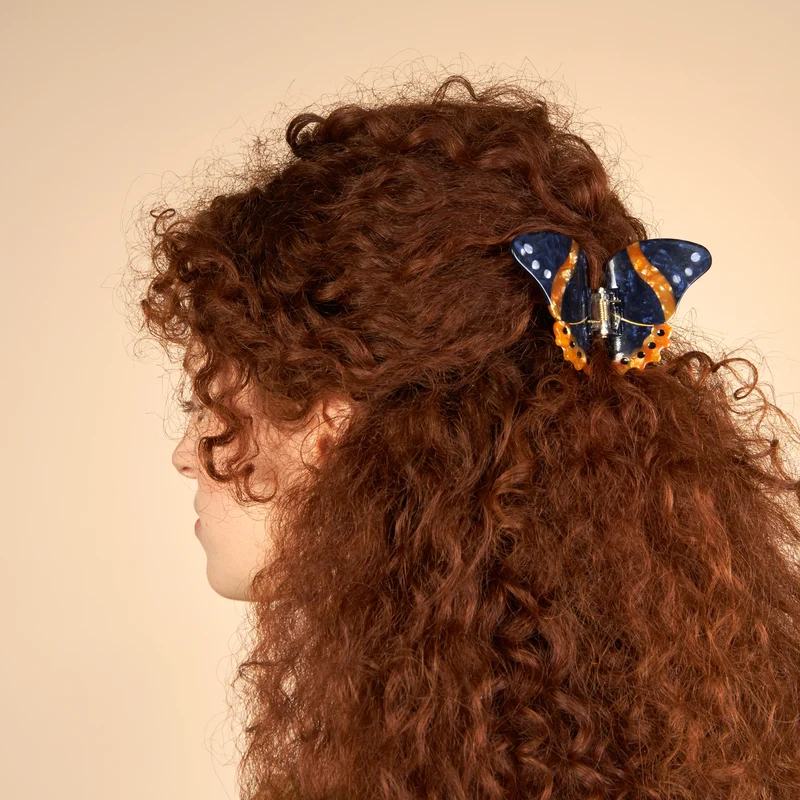 Pince à cheveux Papillon Noir