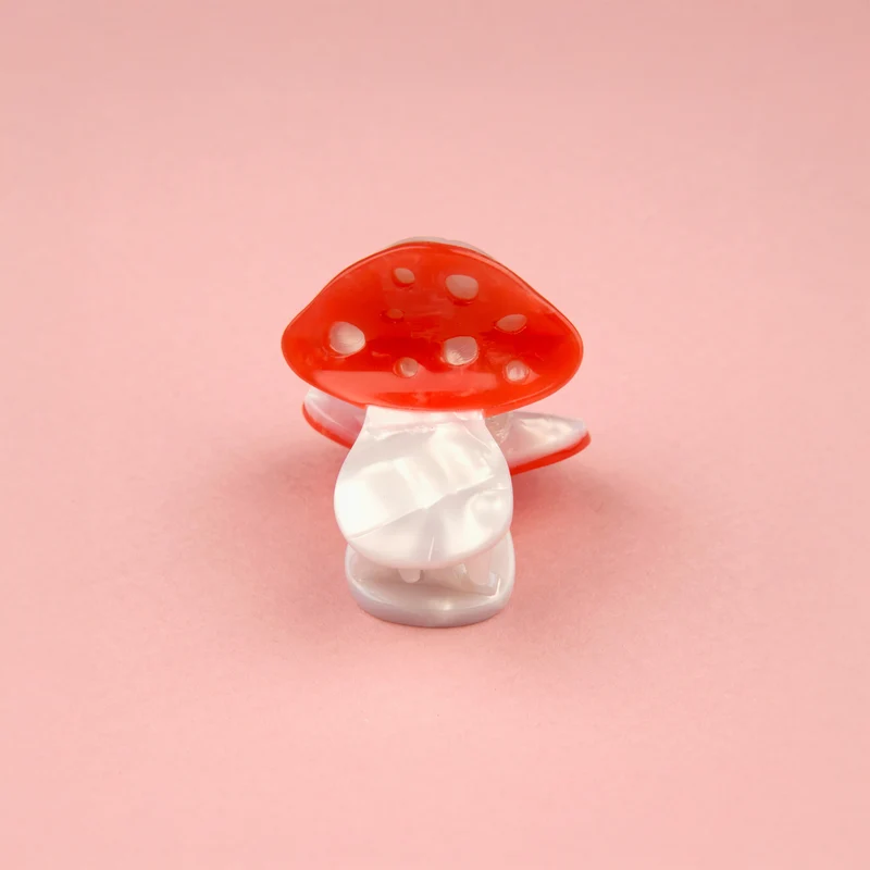 Mini pince à cheveux Champignon