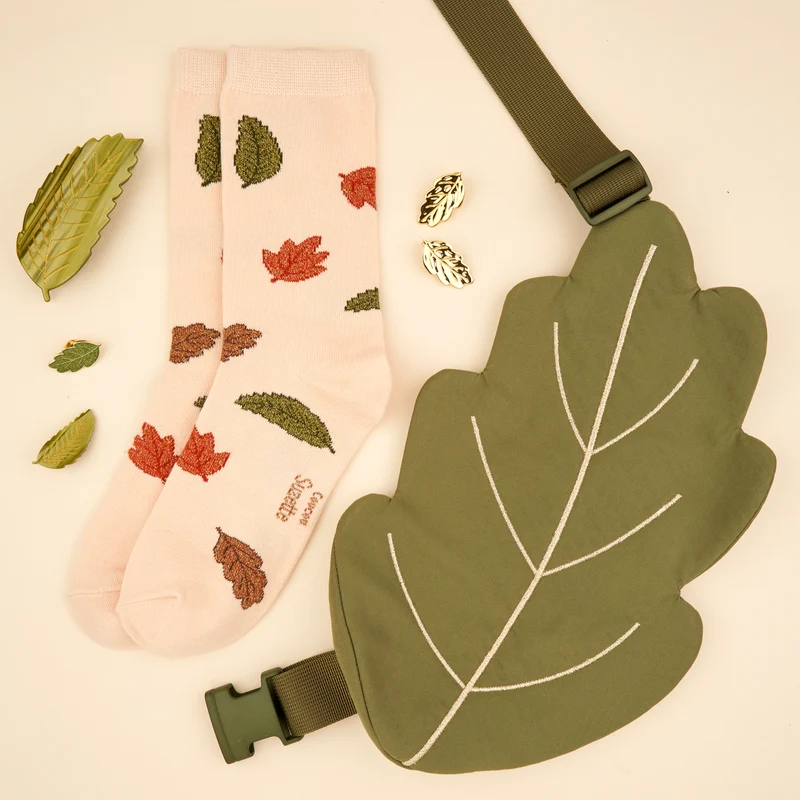 Barrette Feuille de châtaignier