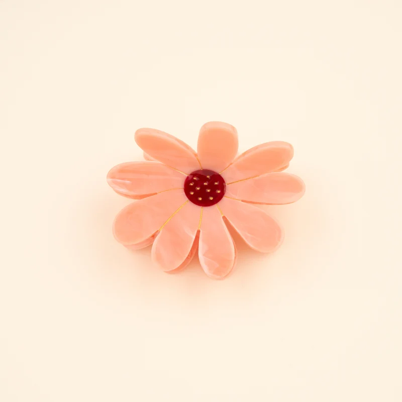 Pince à cheveux Fleur Rose