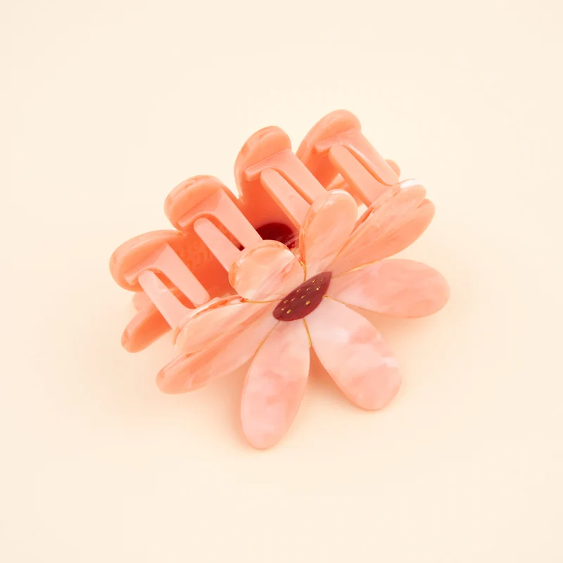 Pince à cheveux Fleur Rose