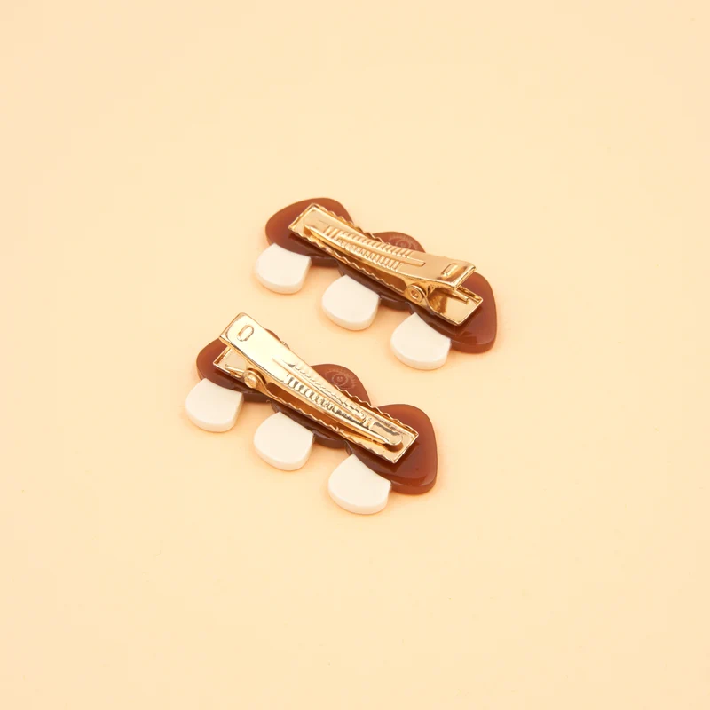 Duo Barrettes Bolets