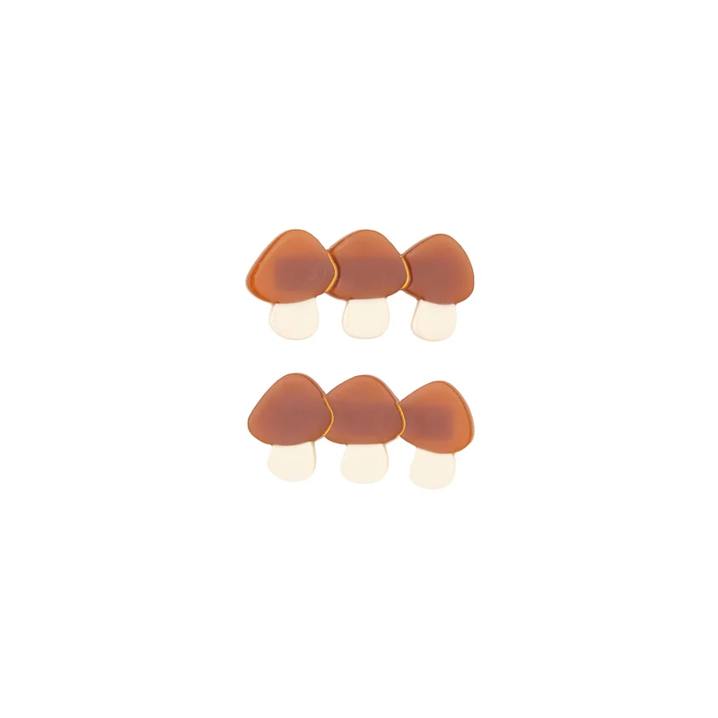 Duo Barrettes Bolets