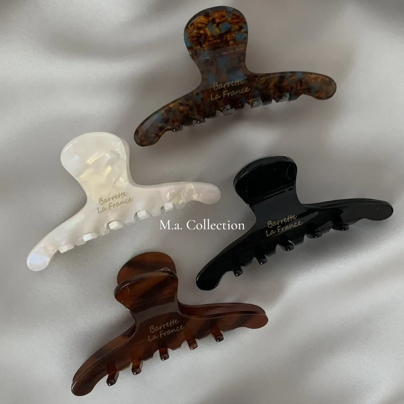 琥珀色大髮夾