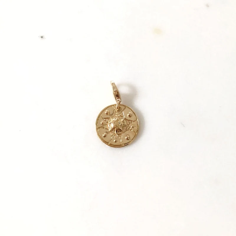Charm "Loïta" plaqué or