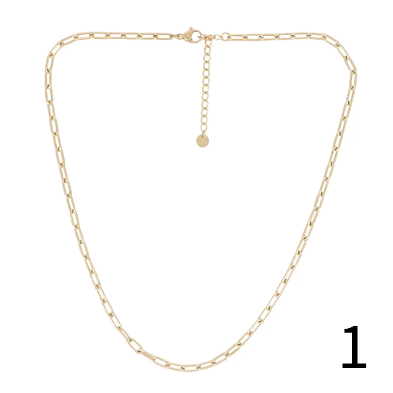 Collier chaine acier