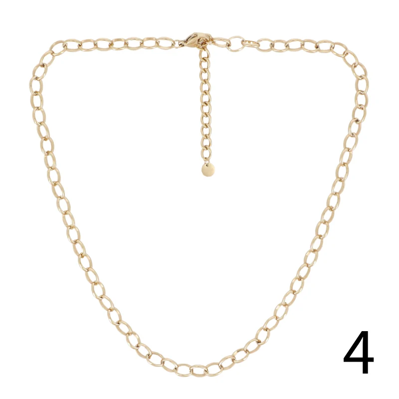 Collier chaine acier