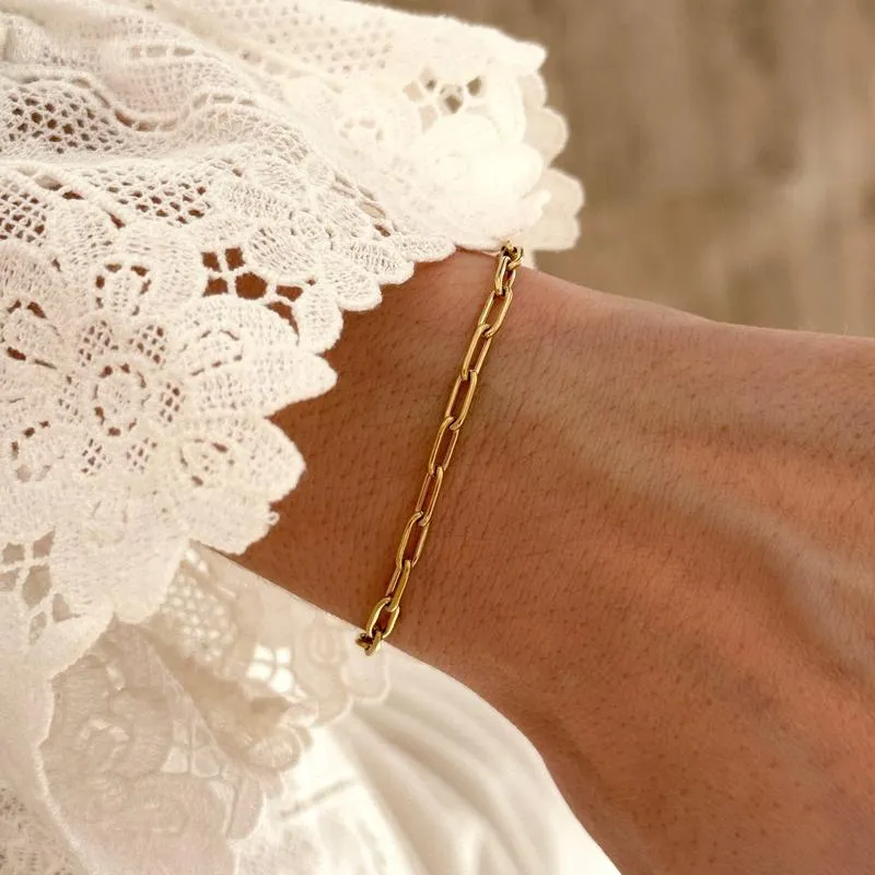 Bracelet chaine acier