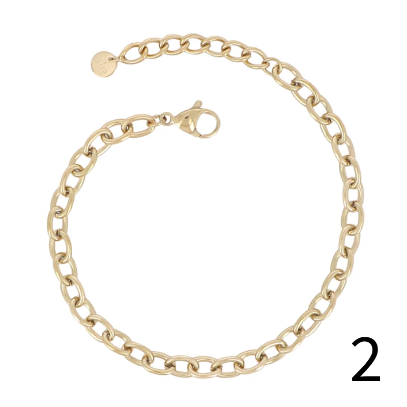 Bracelet chaine acier