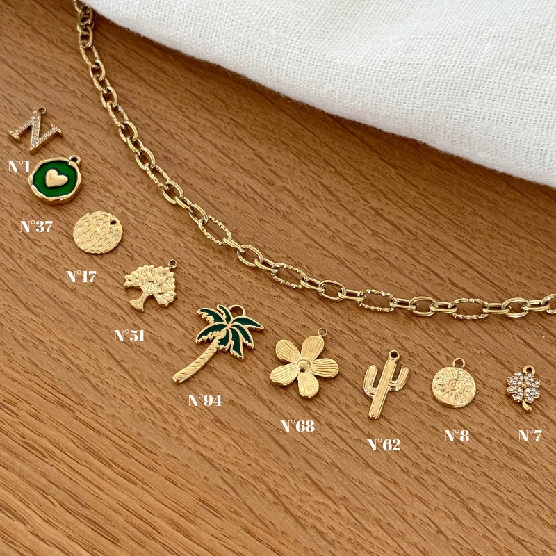 Charms divers acier