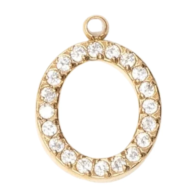 Charms "Lettres" acier