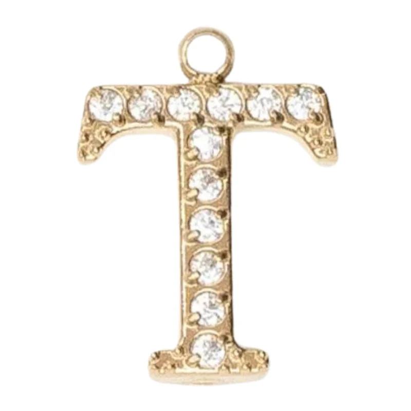 Charms "Lettres" acier