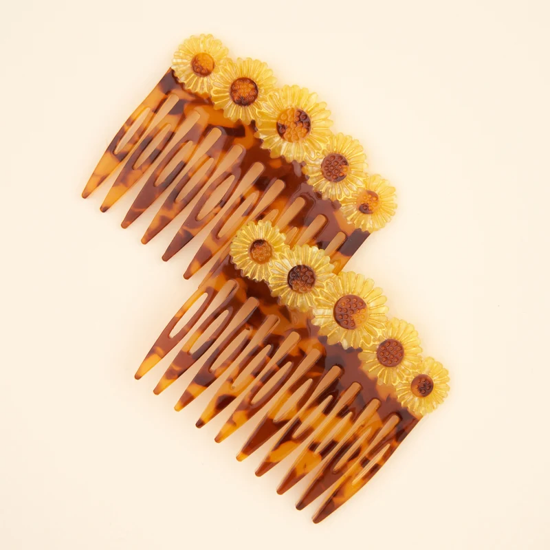 Duo Peignes de coiffure Tournesols