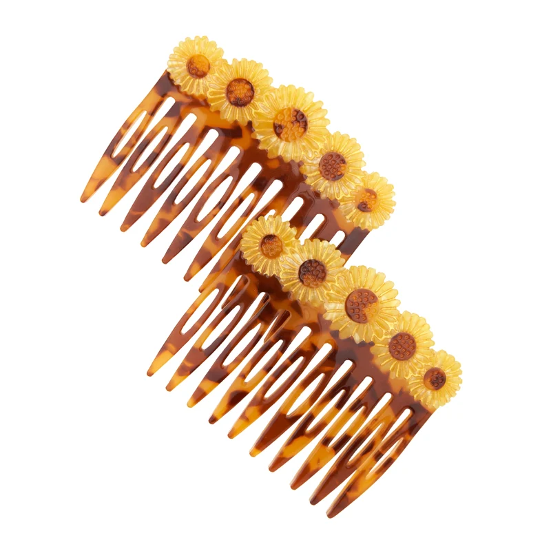 Duo Peignes de coiffure Tournesols