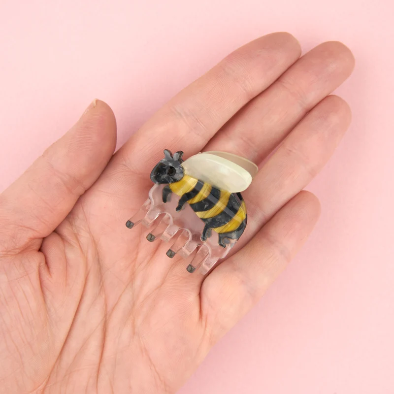 Mini pince à cheveux Abeille