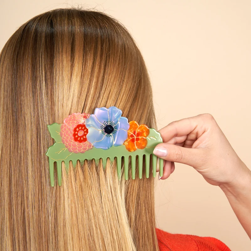 Peigne Bouquet de fleurs
