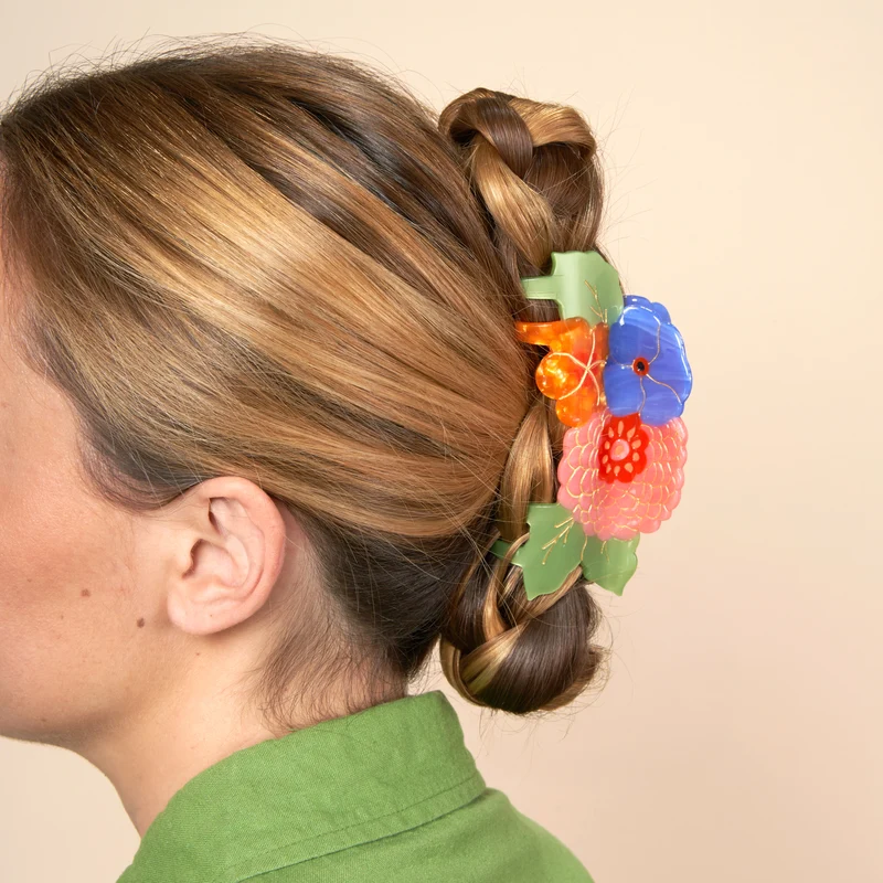 Pince à cheveux Grand Bouquet de fleurs