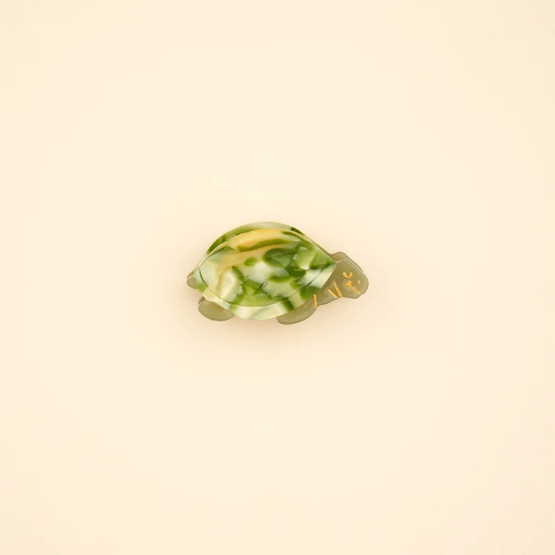 Mini pince à cheveux Tortue