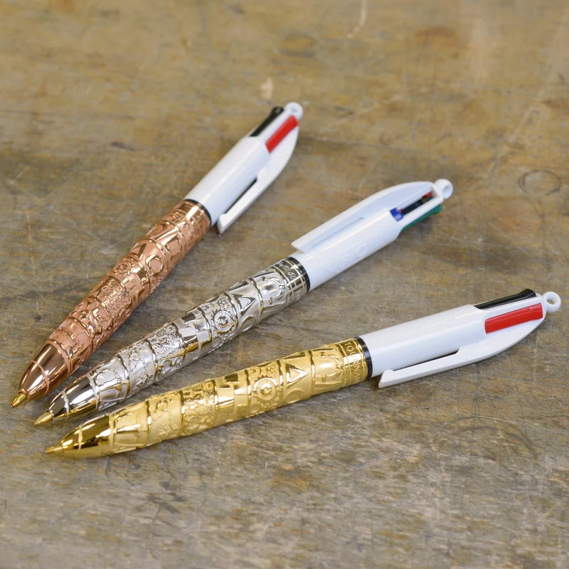 Bic 4 Couleurs "50 ans Tournaire" bronze blanc