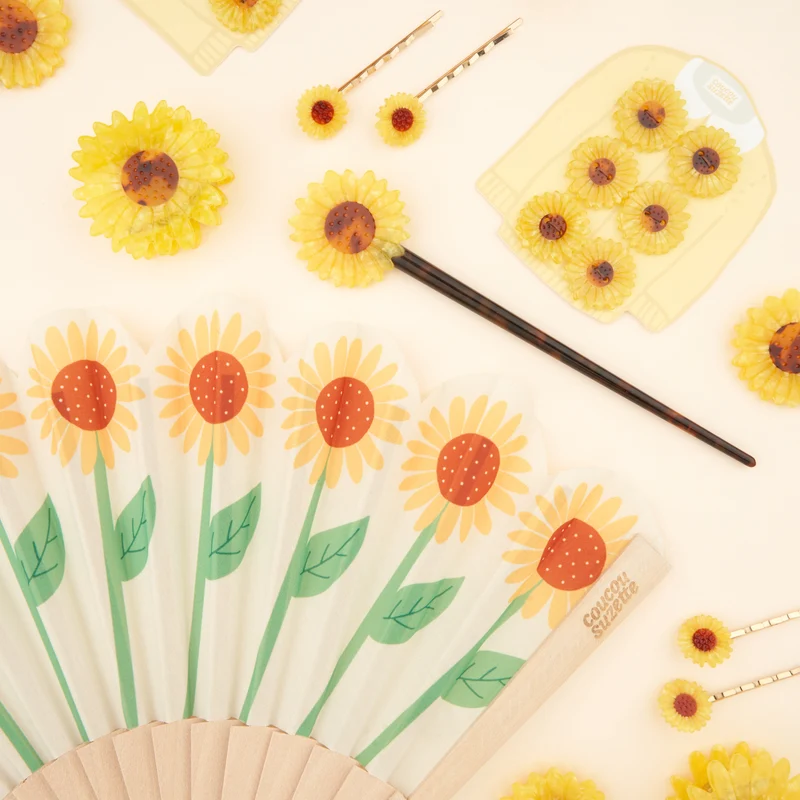 Pic à cheveux Tournesol