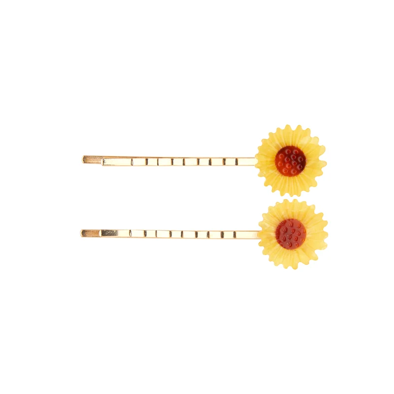 Duo Barrettes fines Tournesols