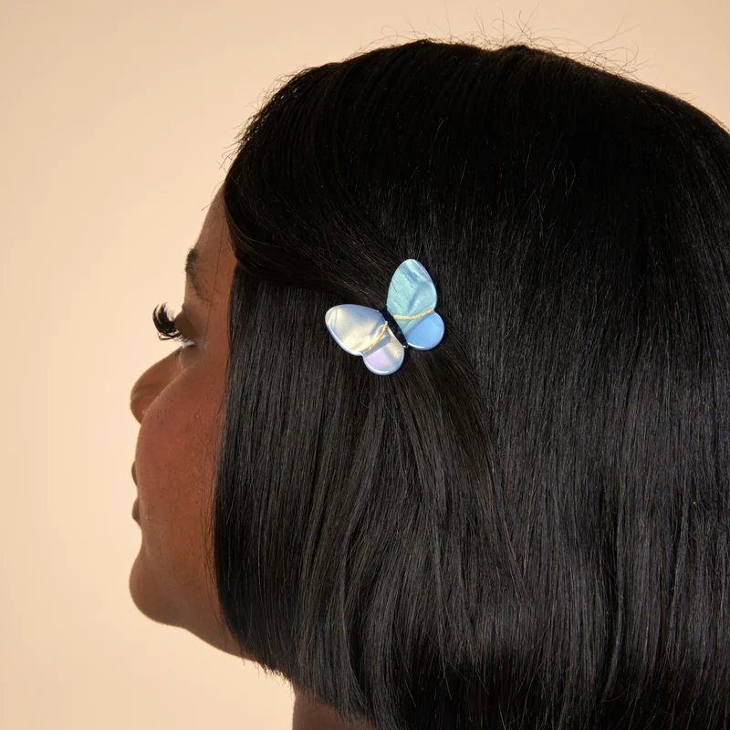Barrette Papillon Lavande