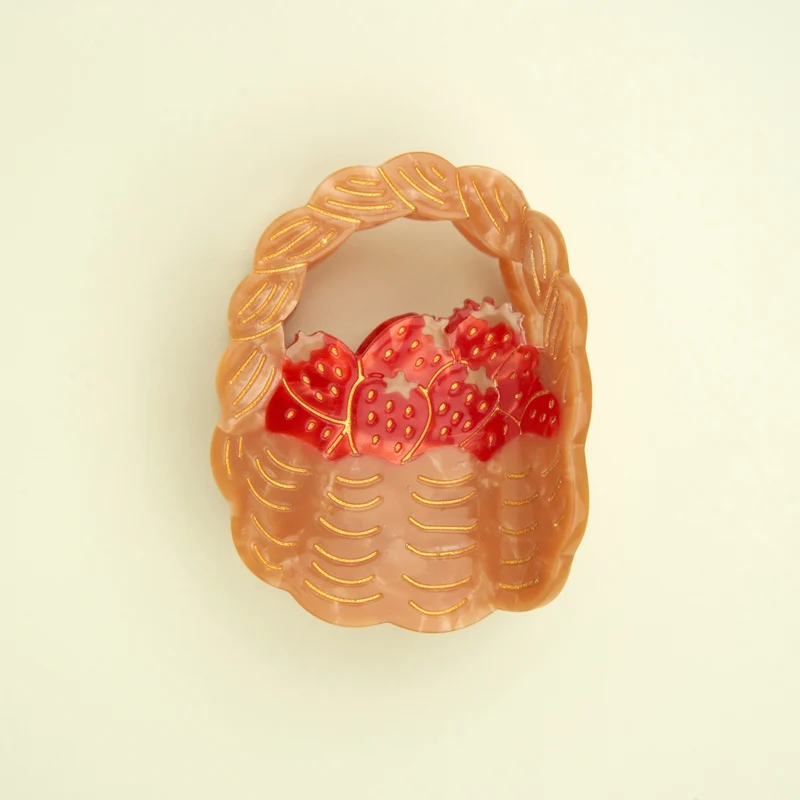 Pince à cheveux Panier de fraises