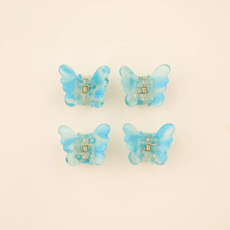 Lot mini pinces à cheveux Papillons