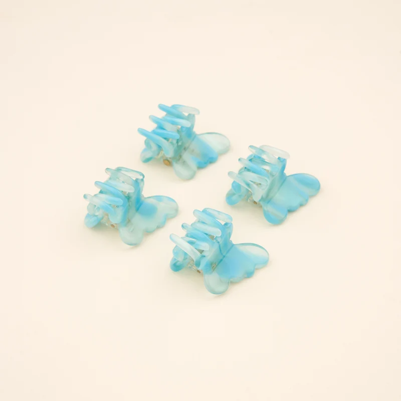 Lot mini pinces à cheveux Papillons