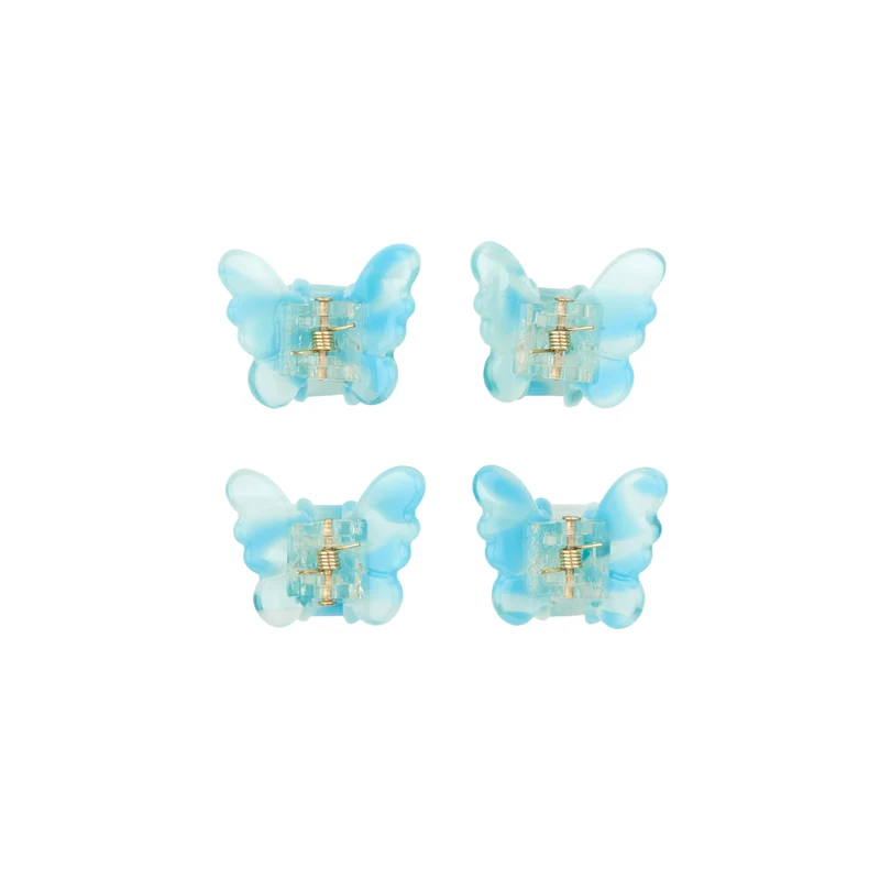 Lot mini pinces à cheveux Papillons