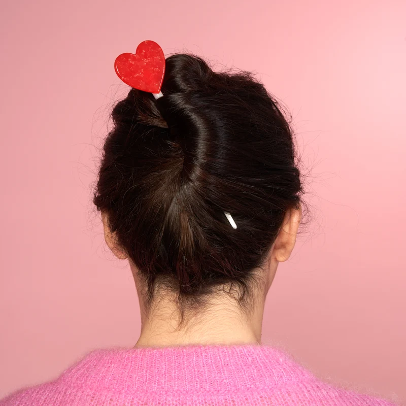Pic à cheveux Sucette Coeur