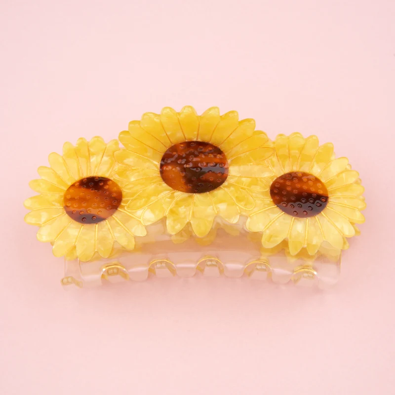 Pince à cheveux Trio Tournesols