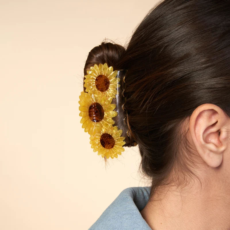 Pince à cheveux Trio Tournesols