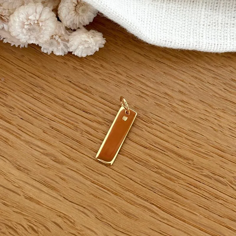 Pendentif "Barth" plaqué or