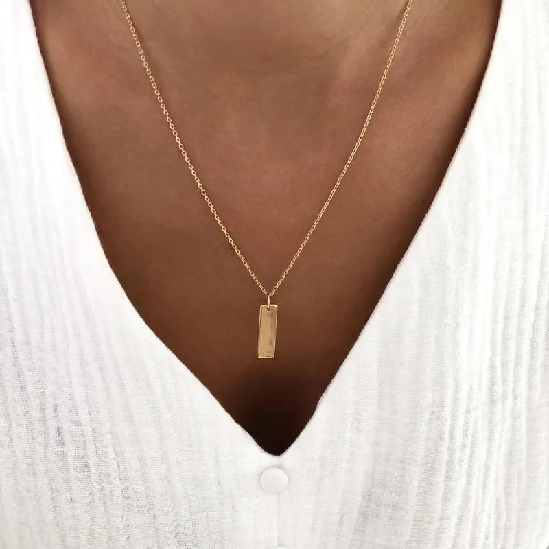 Pendentif "Barth" plaqué or