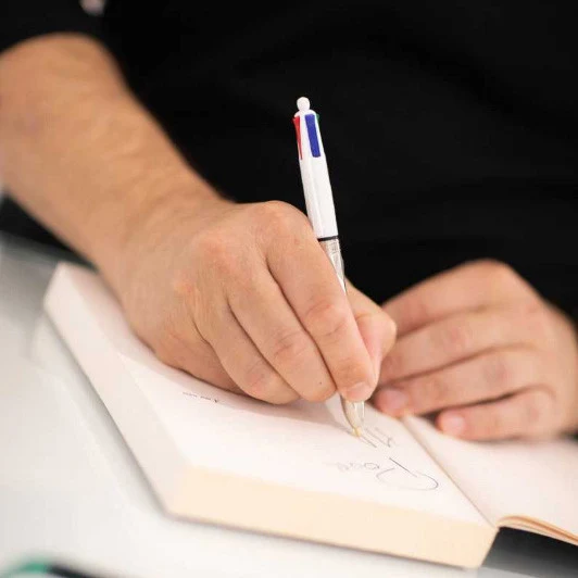 BIC 4 Couleurs "Bic x Orlinski x Tournaire" bronze blanc