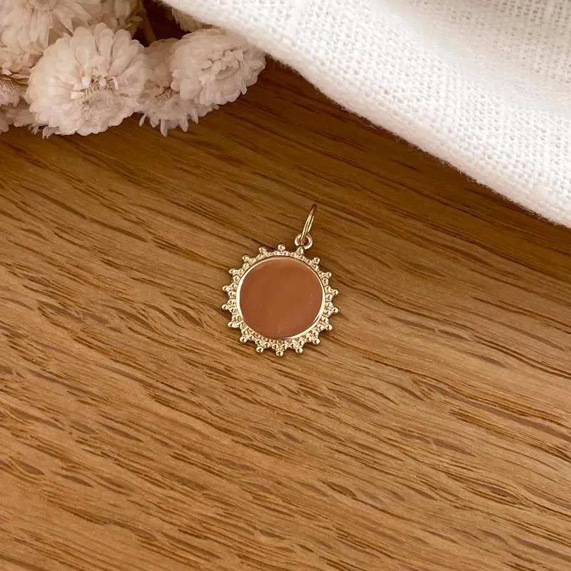 Pendentif "Ilios" plaqué or