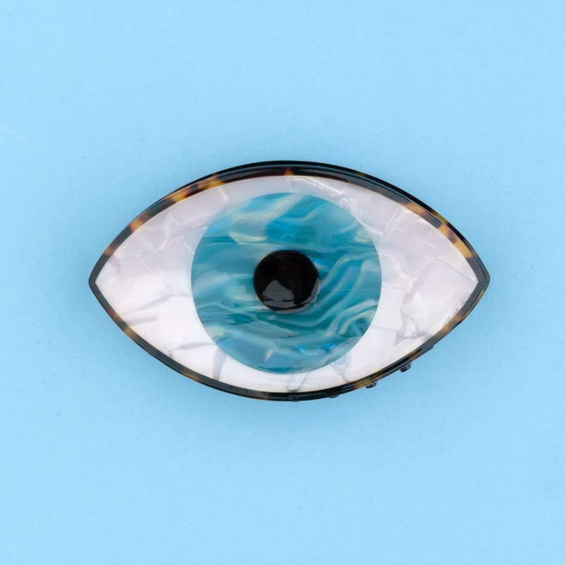 Pince à cheveux Oeil - Bleu