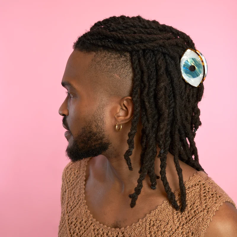 Pince à cheveux Oeil - Bleu
