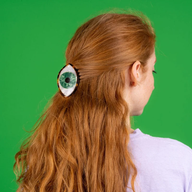 Pince à cheveux Oeil - Vert