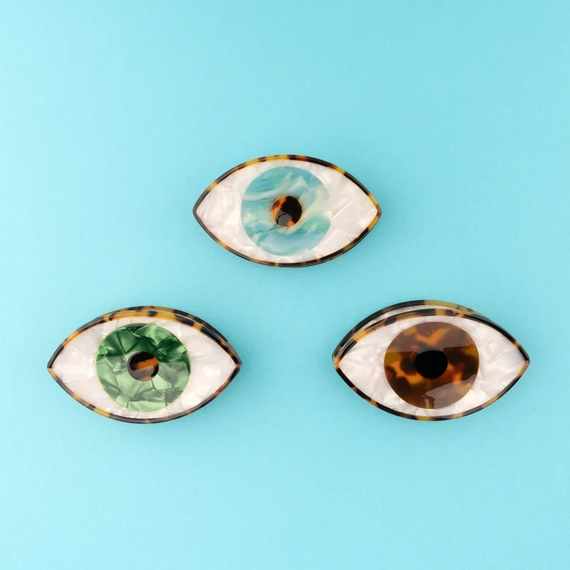 Pince à cheveux Oeil - Vert