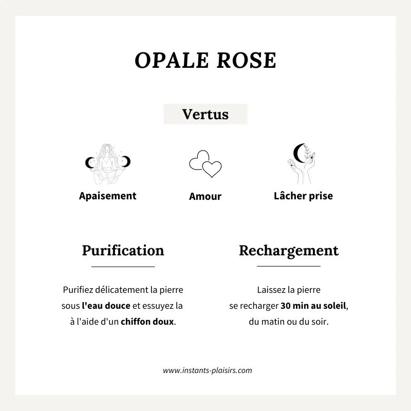 Charm "Opale ovale" plaqué or