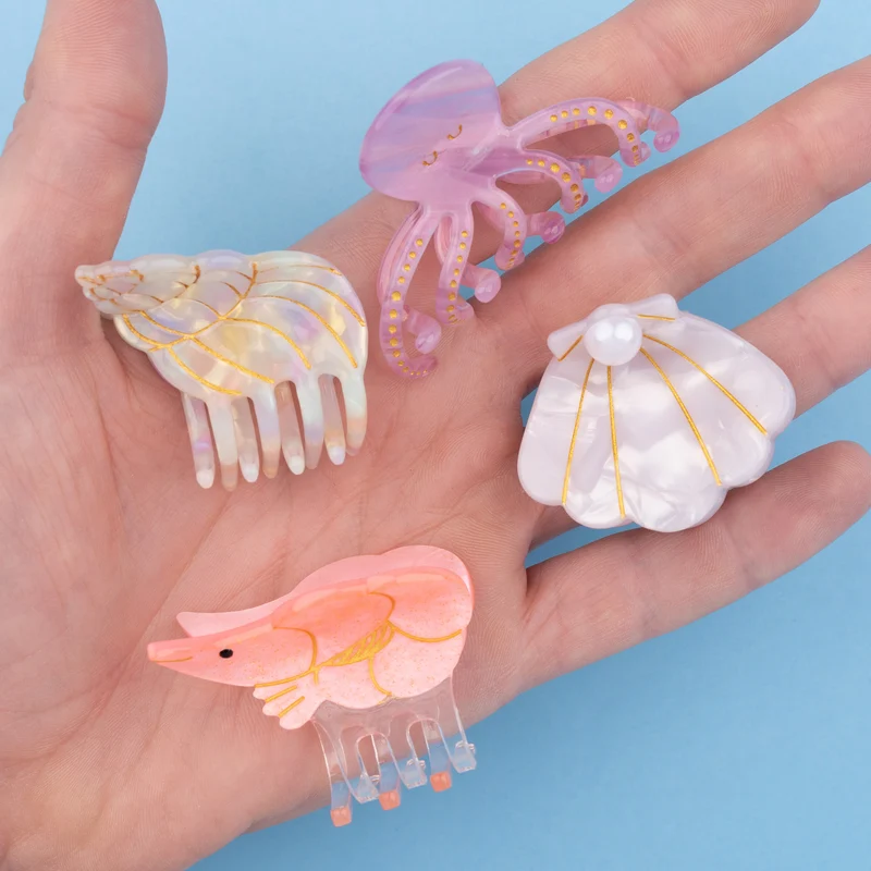 Mini pince à cheveux Poulpe