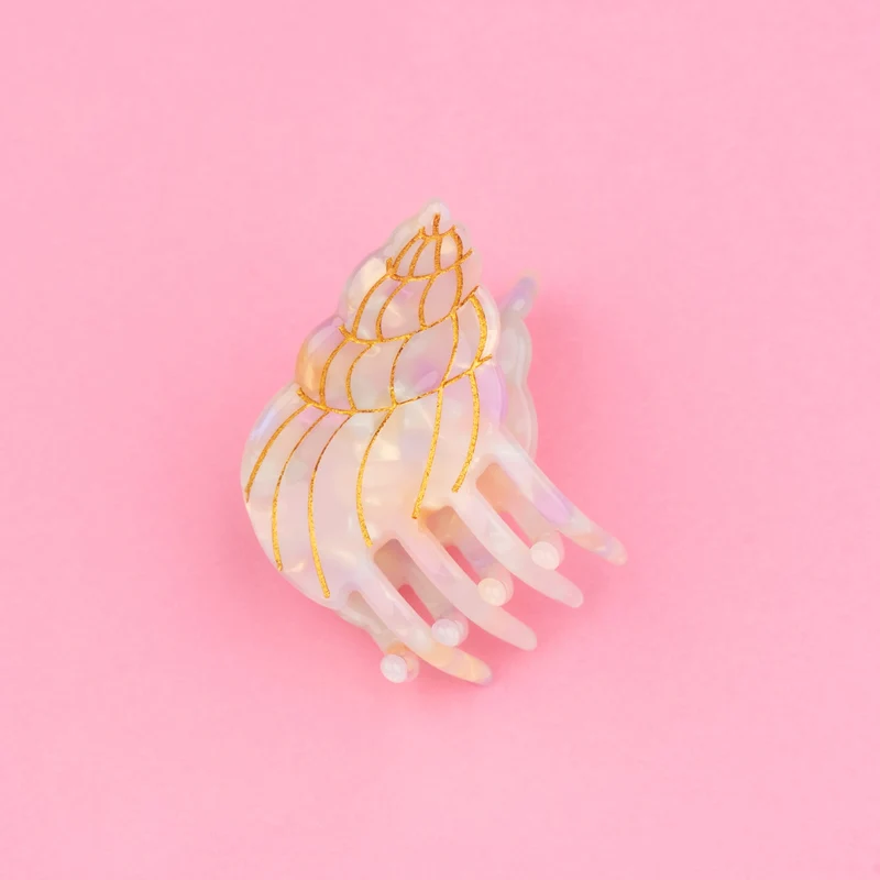 Mini pince à cheveux Coquillage
