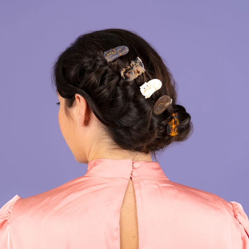 Barrette Chat Persan