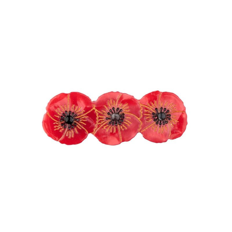 Barrette Coquelicot