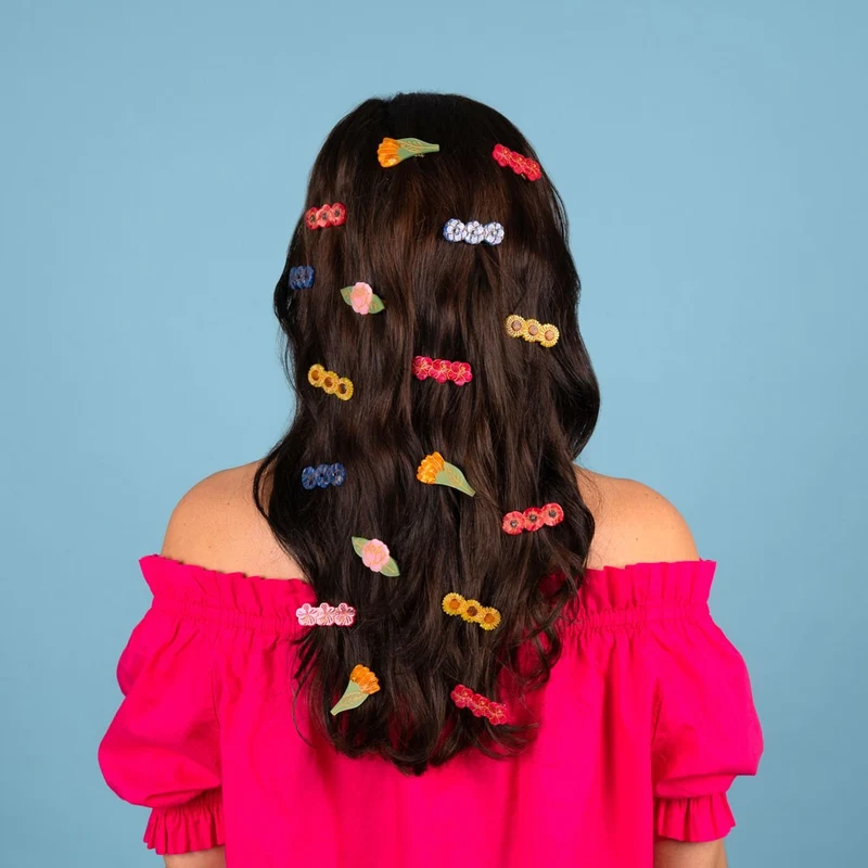 Barrette Pivoine