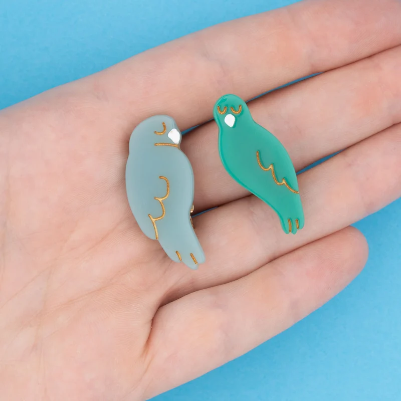 Duo barrettes Inséparables