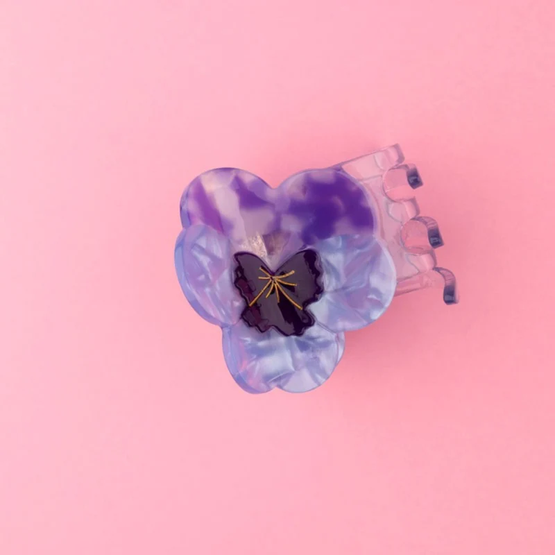 Pince à cheveux Pensée Mauve