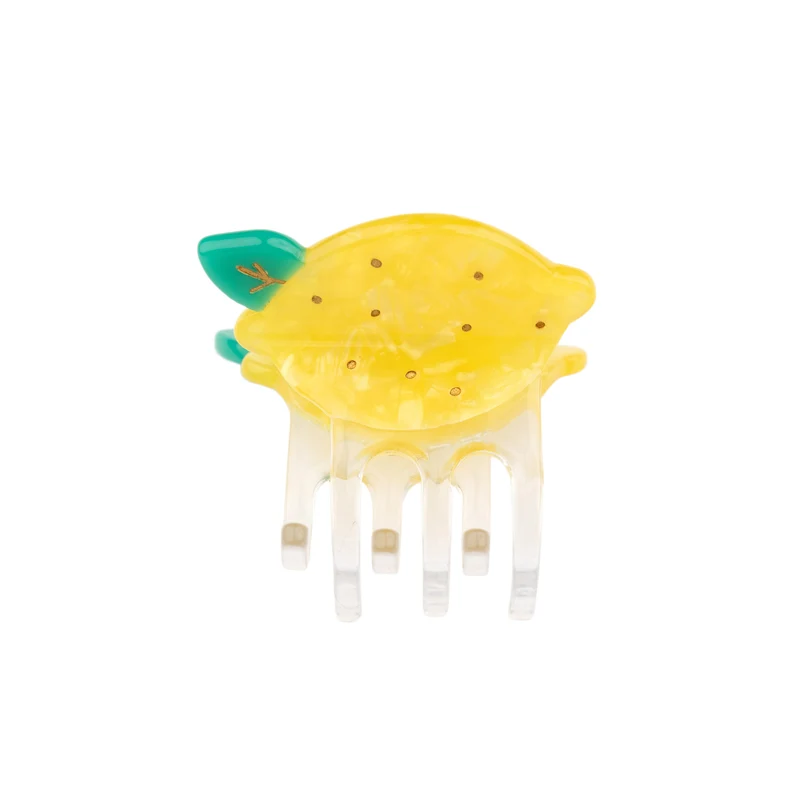 Mini pince à cheveux Citron